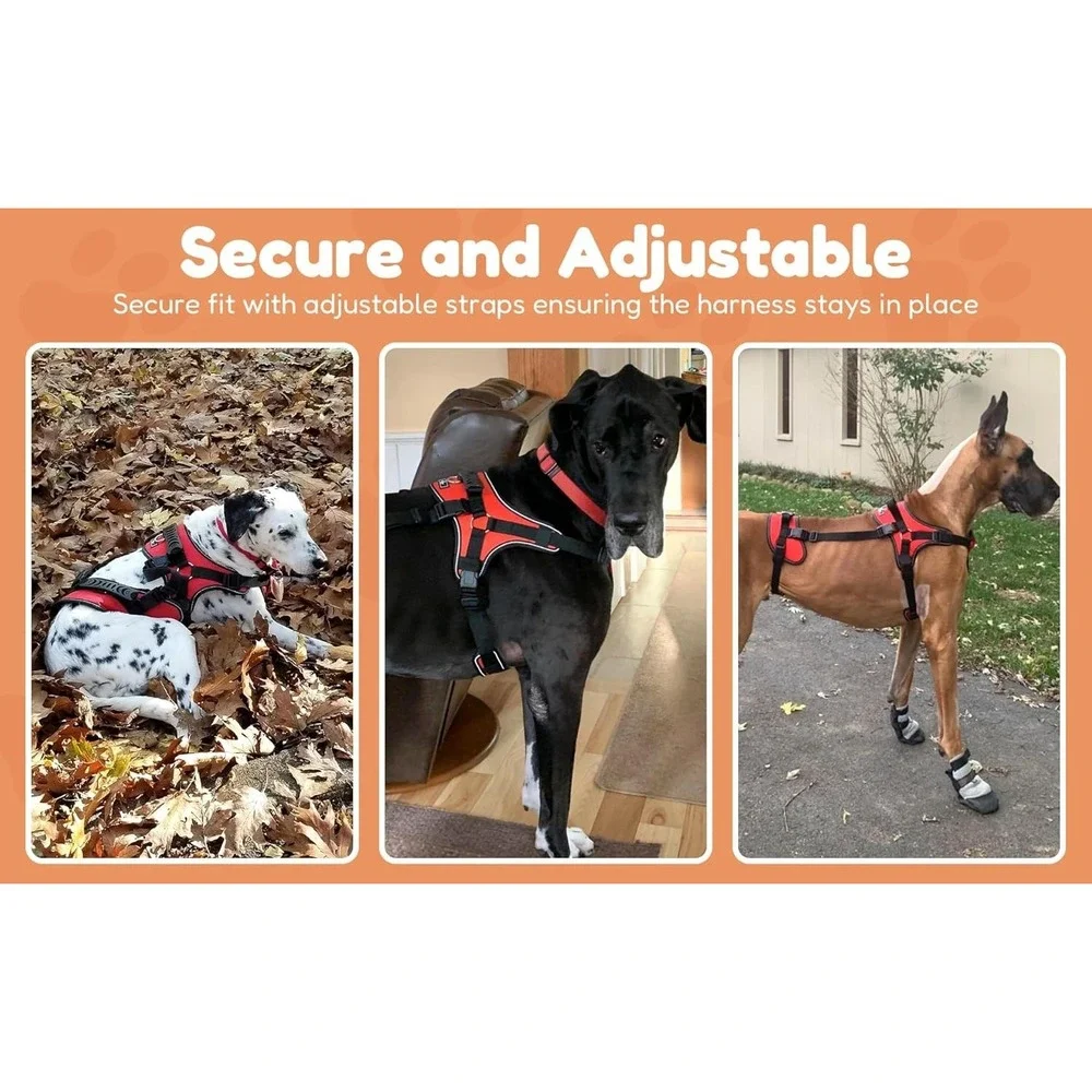 Doggie Stylz Dog Lifting Harness Vest Front Rear Full Body Support Adjustable XL
